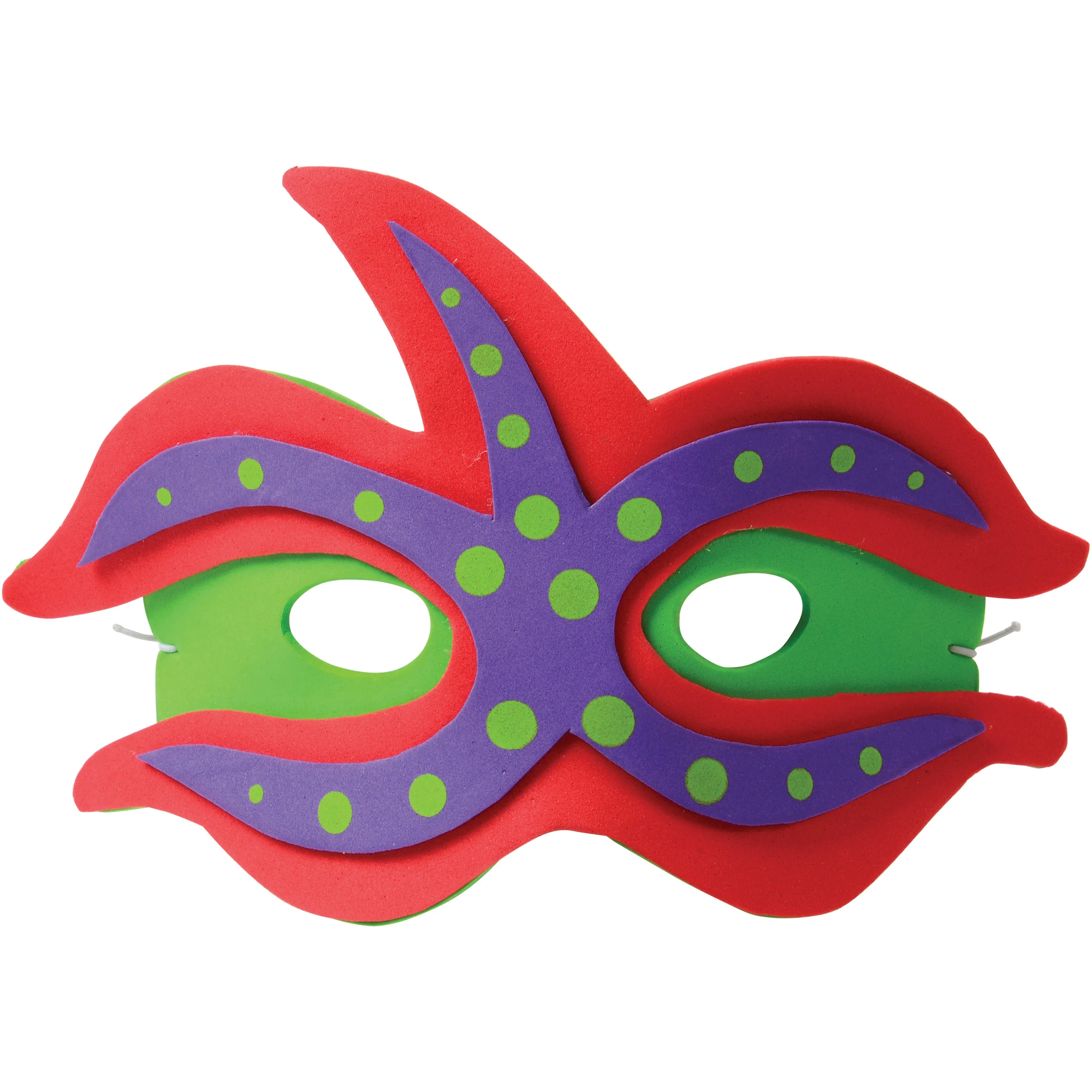 Mermaid Foam Costume Masks (1 Dozen)