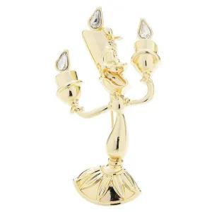 Metal Candleholder Brooches Women Unisex Cartoon Candlestick Brooch