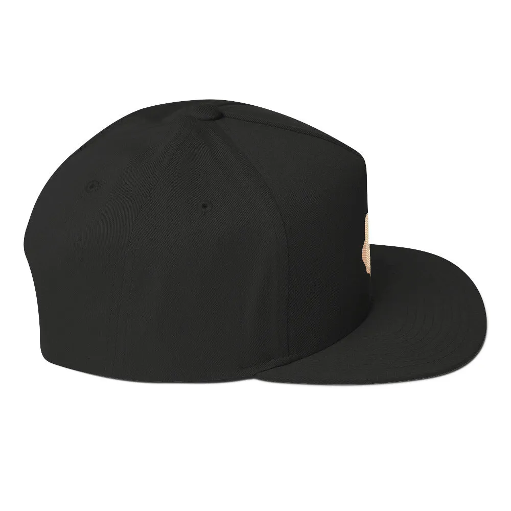 Middle Finger Flat Bill Cap