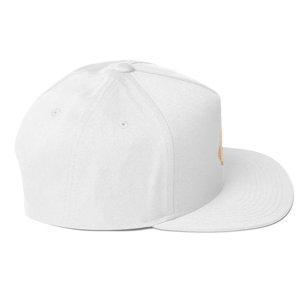 Middle Finger Flat Bill Cap