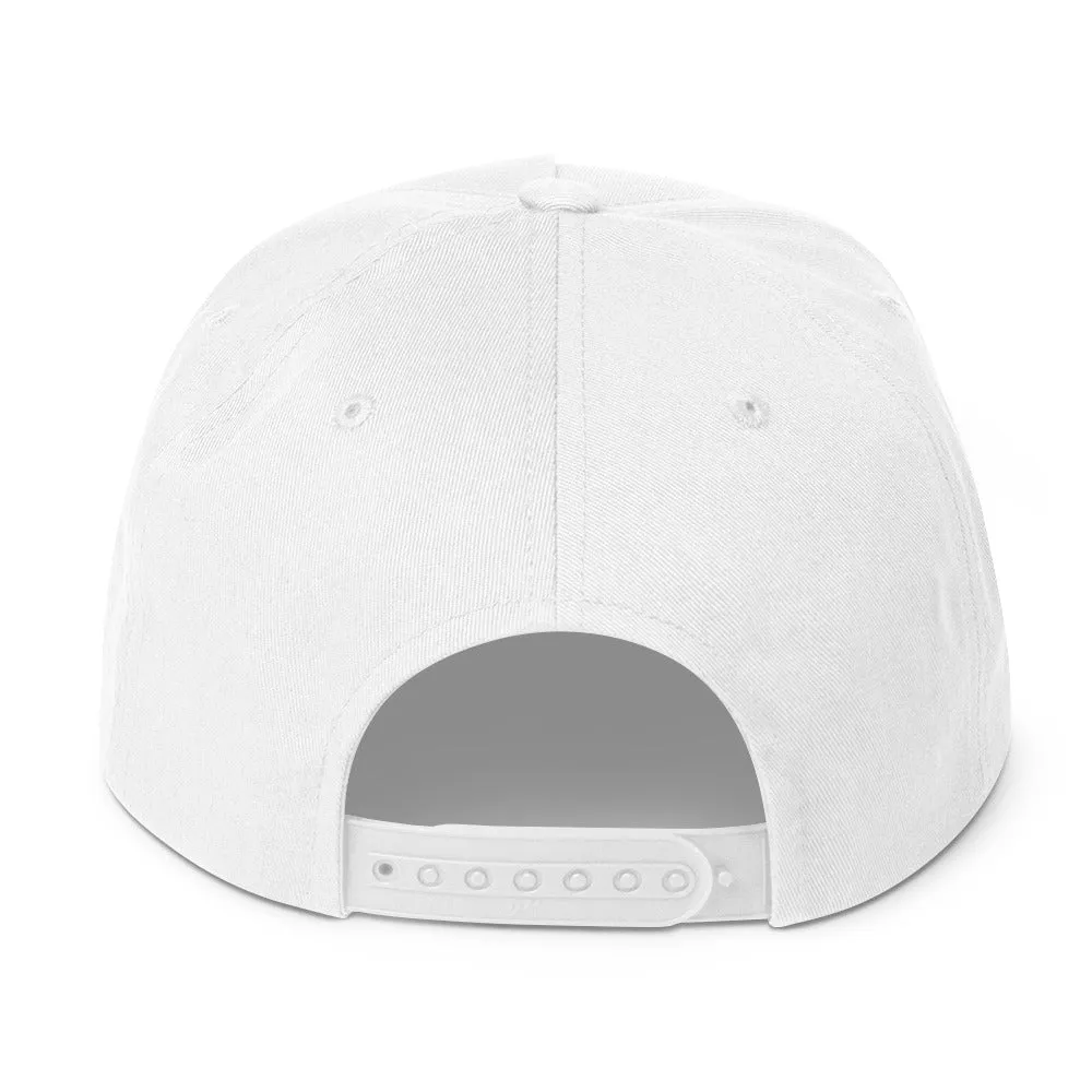 Middle Finger Flat Bill Cap
