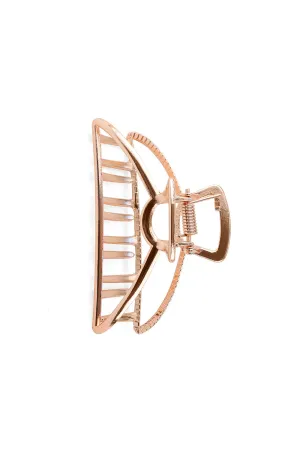 Mighty Moon Metal Hair Claw Clip - Rose Gold