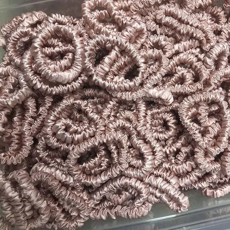 Mini Silk Scrunchies - custom and wholesale