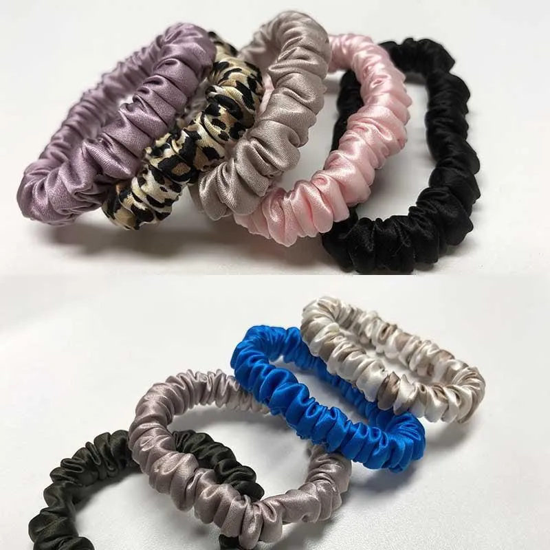 Mini Silk Scrunchies - custom and wholesale