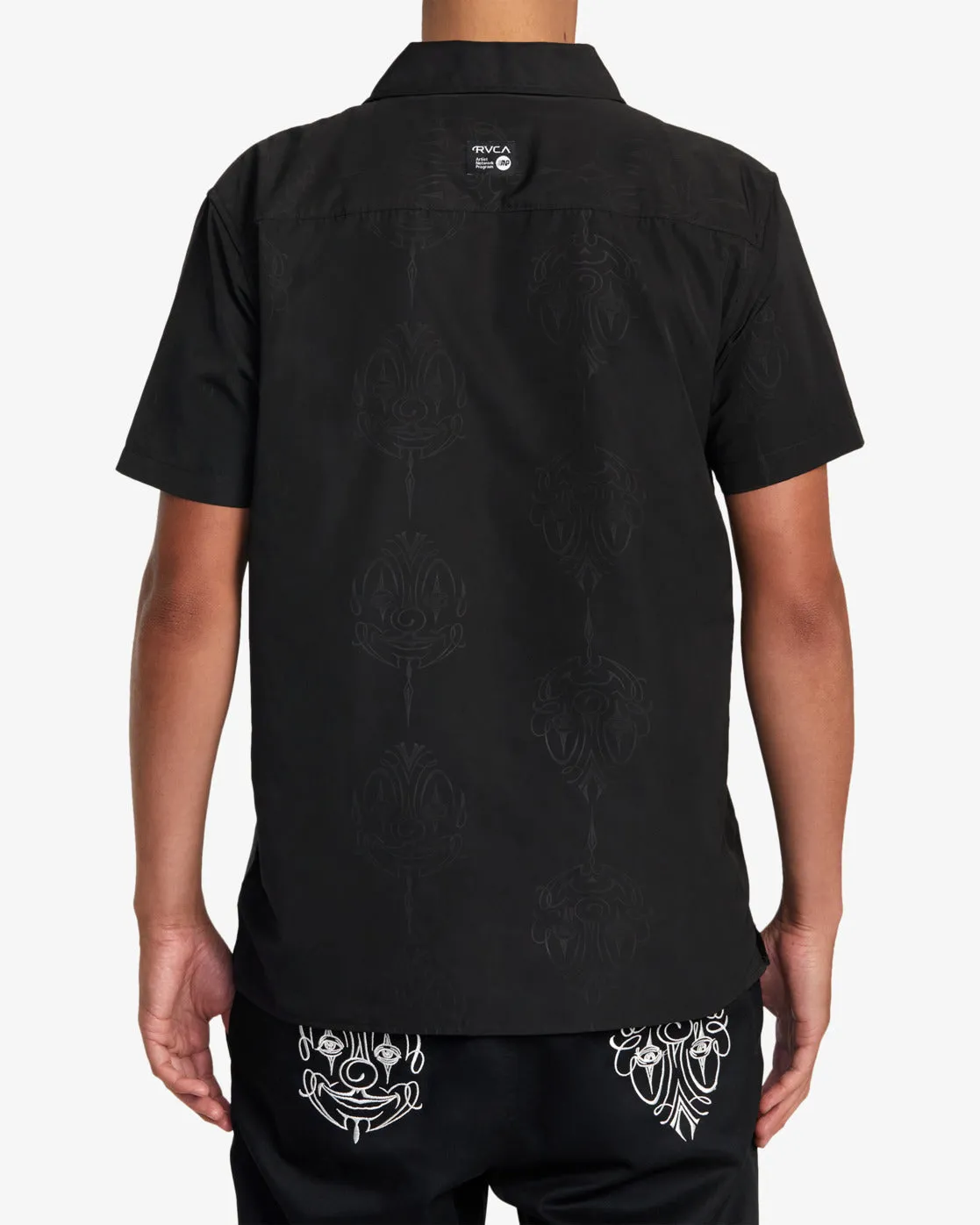 Mister Cartoon Smile Now Short Sleeve Shirt - Black