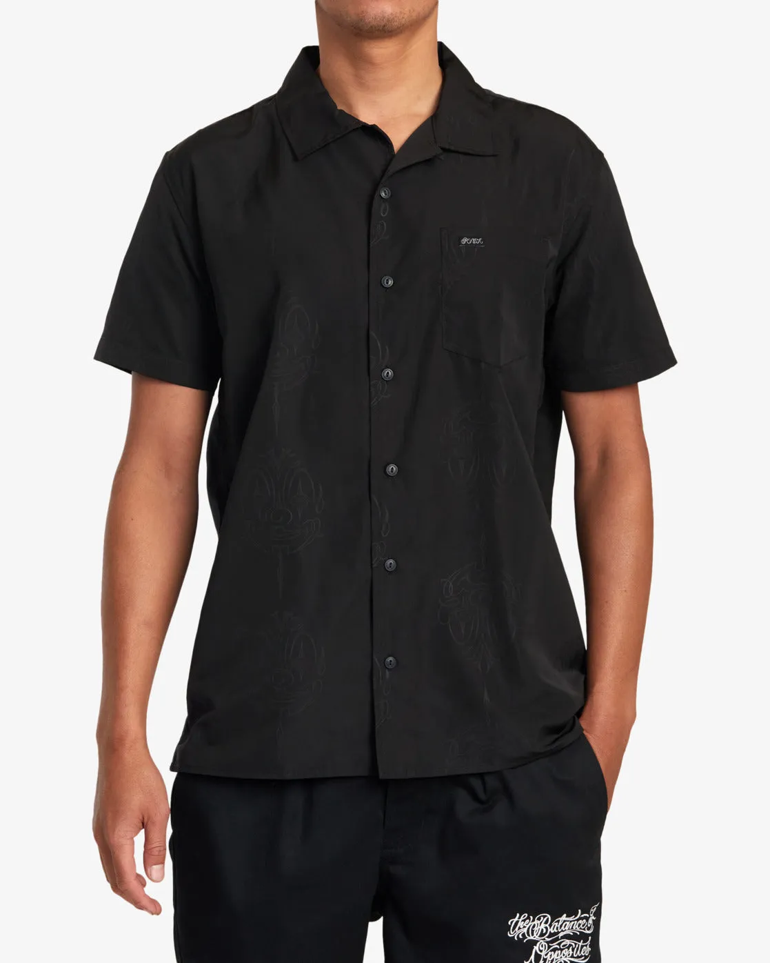 Mister Cartoon Smile Now Short Sleeve Shirt - Black