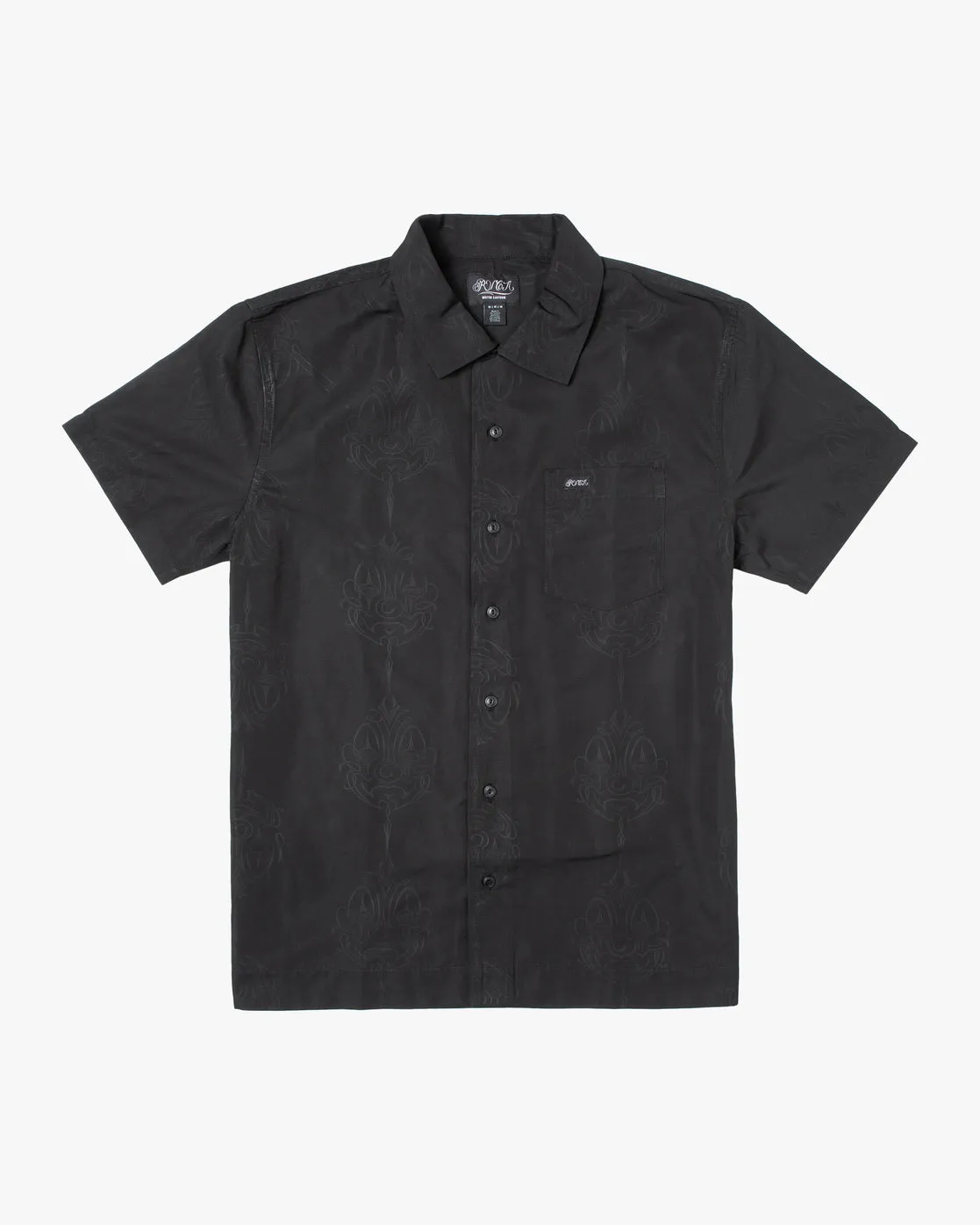 Mister Cartoon Smile Now Short Sleeve Shirt - Black