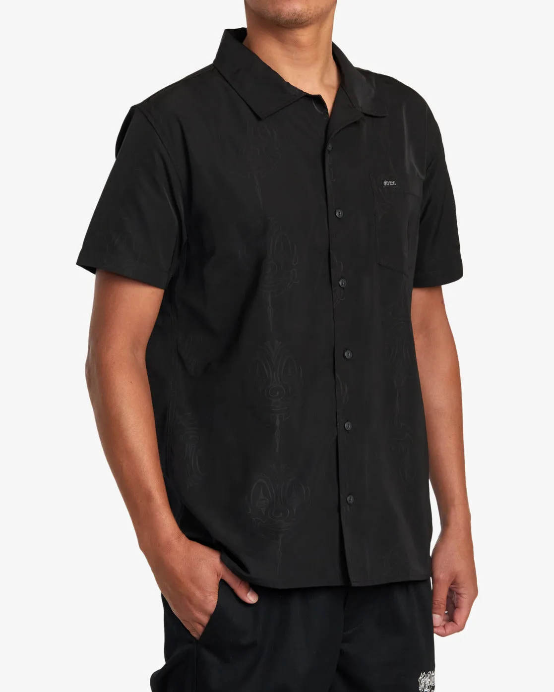 Mister Cartoon Smile Now Short Sleeve Shirt - Black