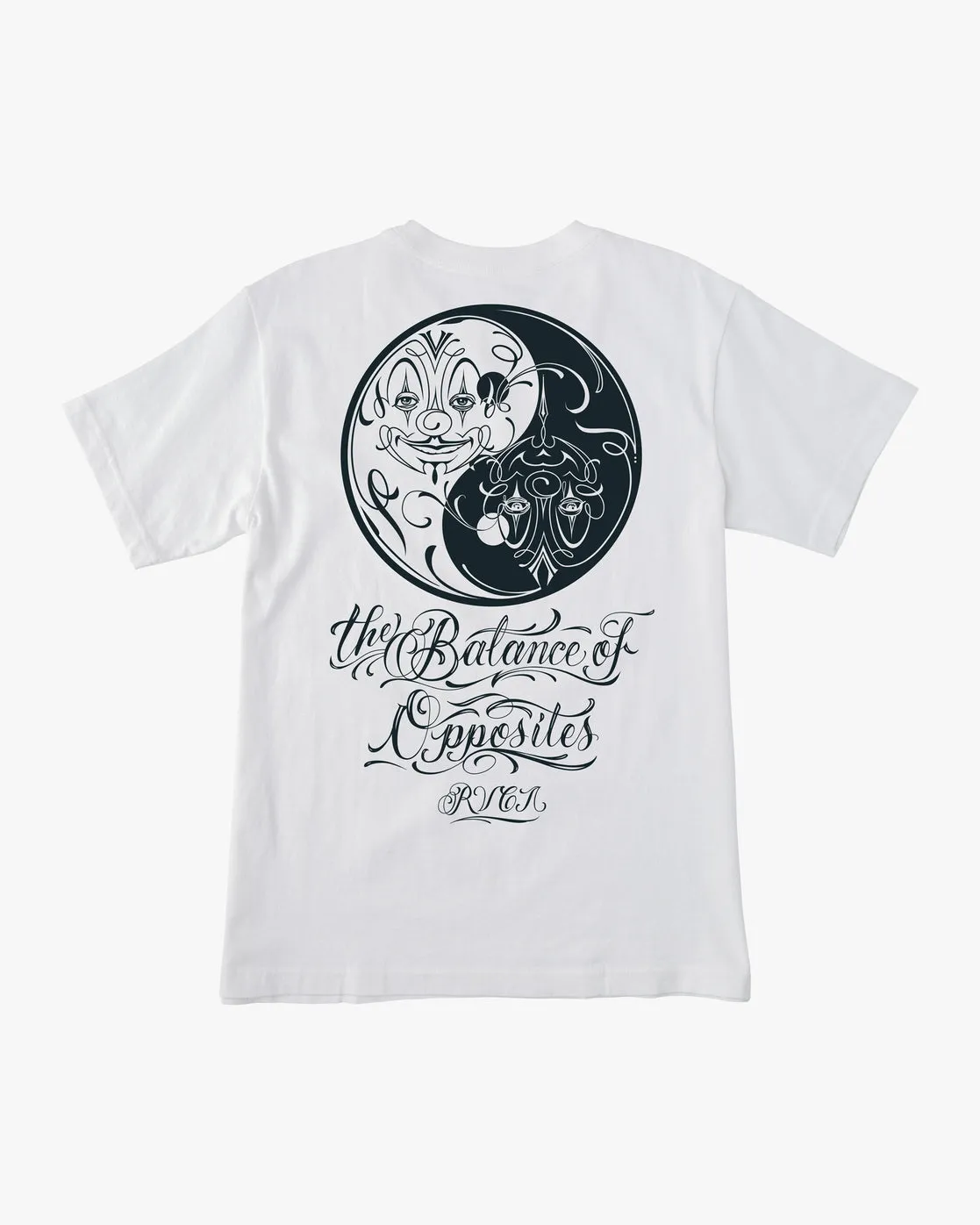 Mister Cartoon Yin Yang Tee - White