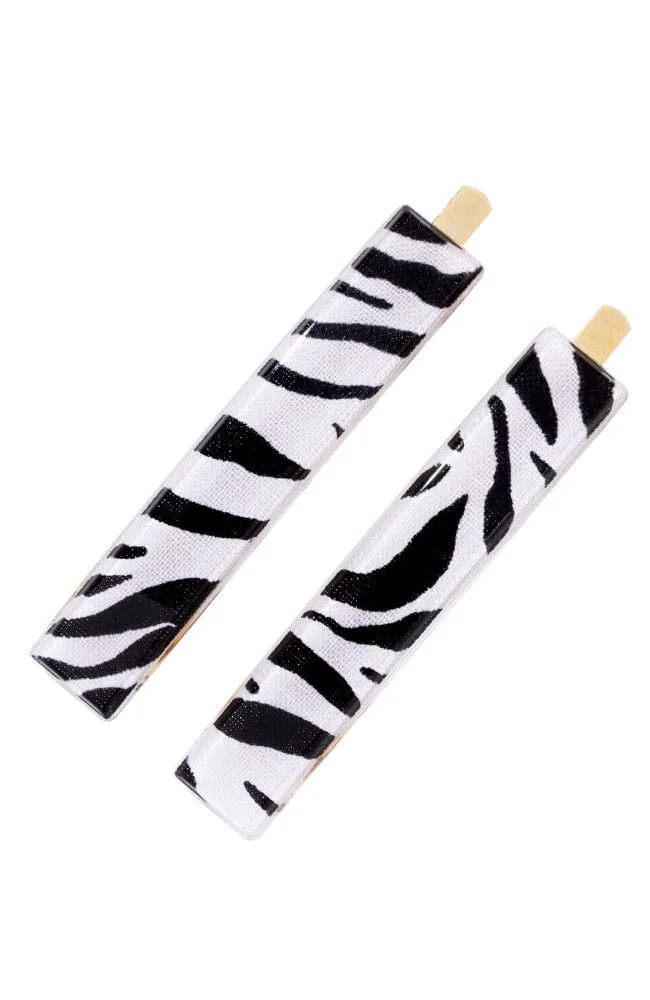 Mod Bobby Pin Pairs - Classic Animal