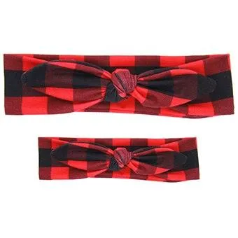 Mom And Baby Rabbit Ears Baby Headbands Hair Hoop Stretch Knot Hair Bows Cotton Children Hair Bands For baby Hair Accessories
