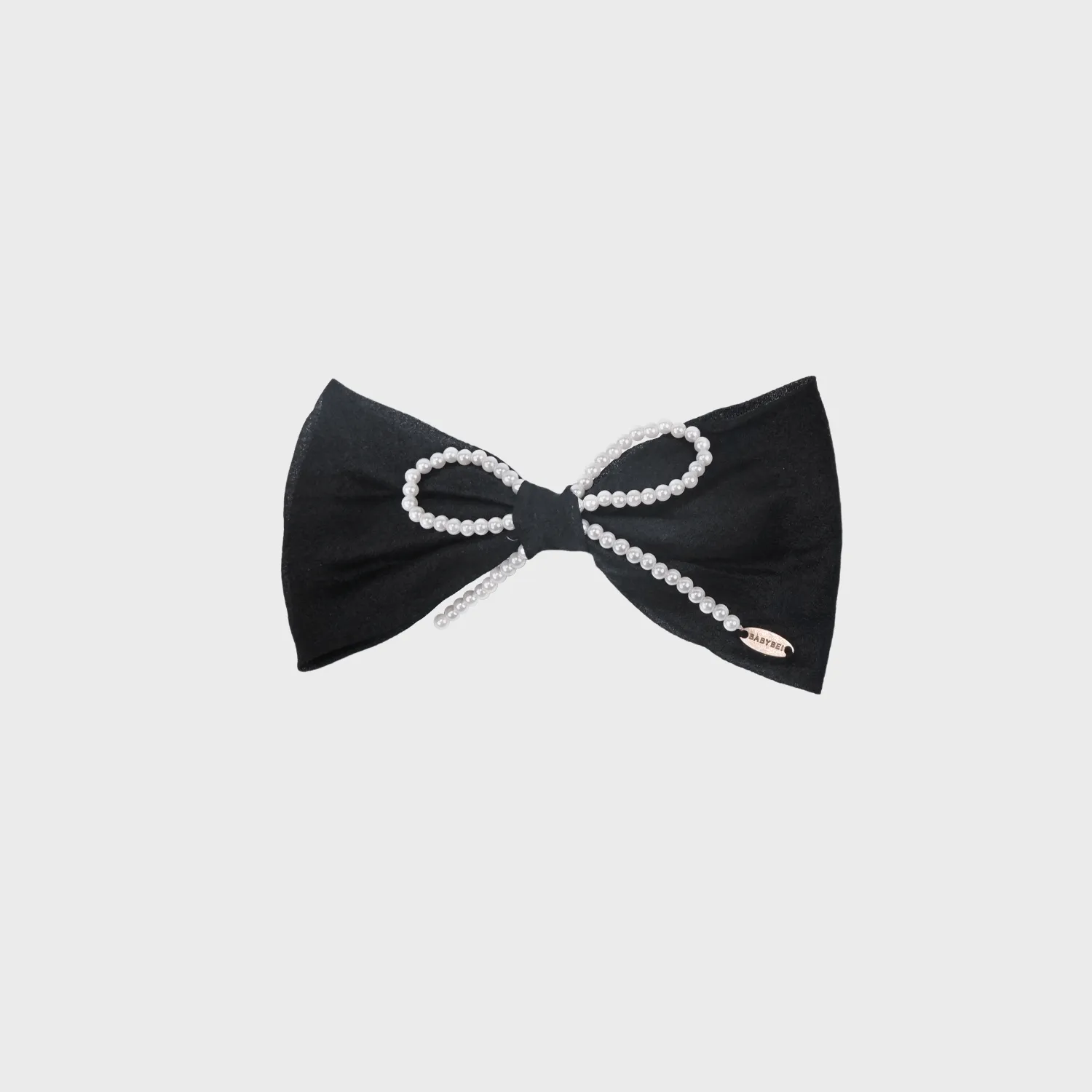 Moonlight Organza Pearl Large Hair Clip (Bow & 1 Strand)