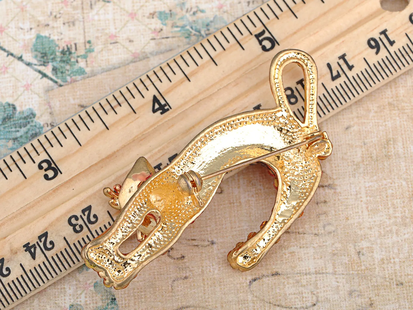 Multicolored Colorful Meow Cat Kitty Brooch Pin