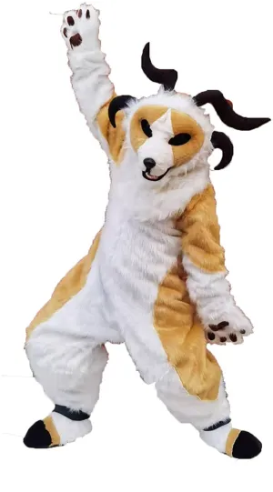 Muscle Horn Goat Sheep Fursuit Kigurumi Furry Costumes Furries