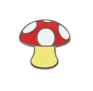 Mushroom Emoji – Enamel Pin for your Life