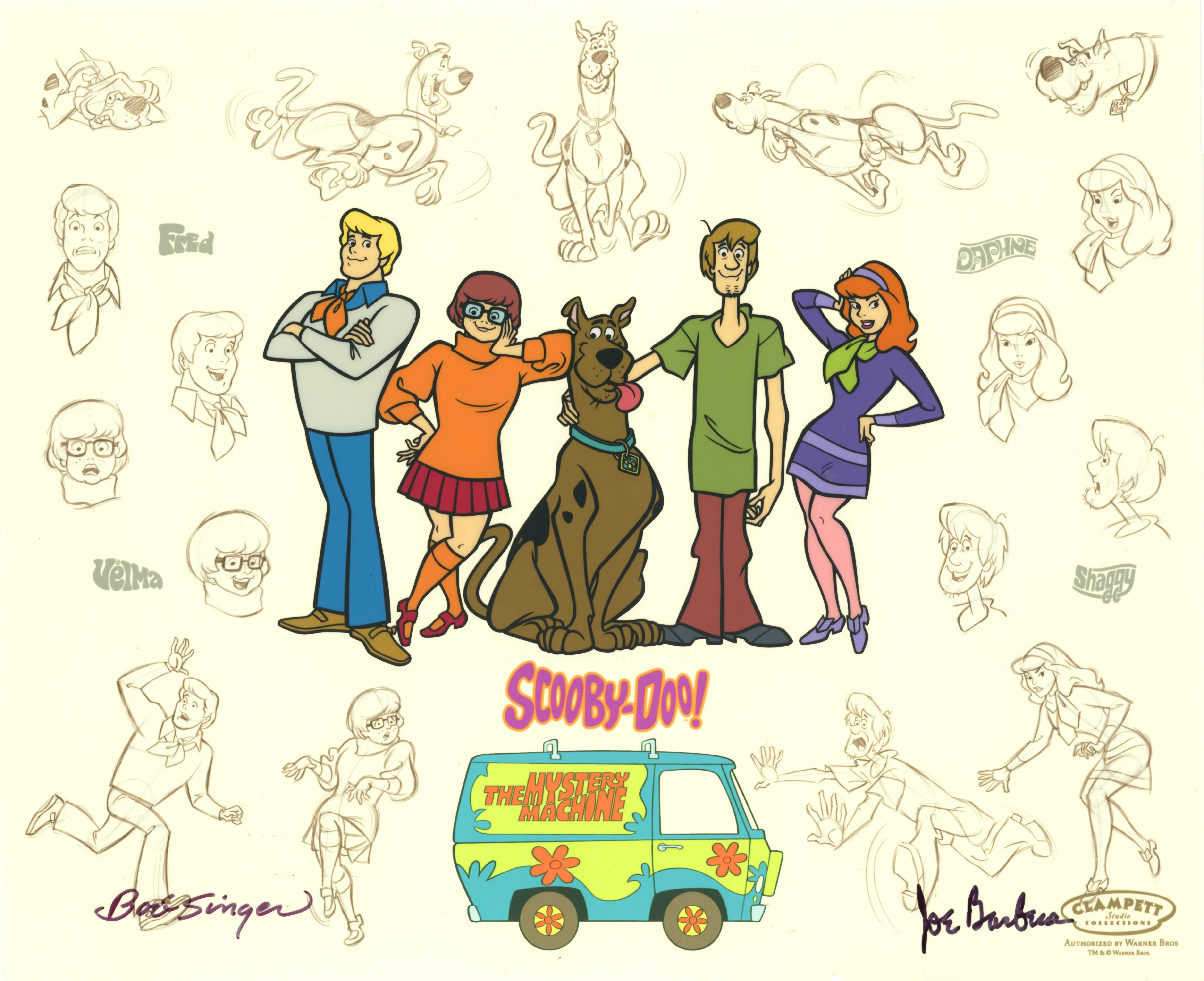 MYSTERY GANG MODEL SHEET