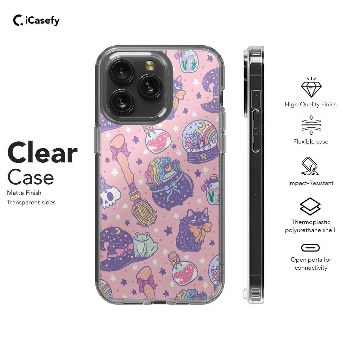 Mystical Brew Witchy Cartoon Phone Case iPhone Samsung Pixel & More 49