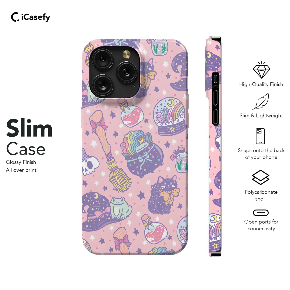 Mystical Brew Witchy Cartoon Phone Case iPhone Samsung Pixel & More 49
