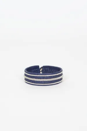 Navy Hide B Bracelet 2