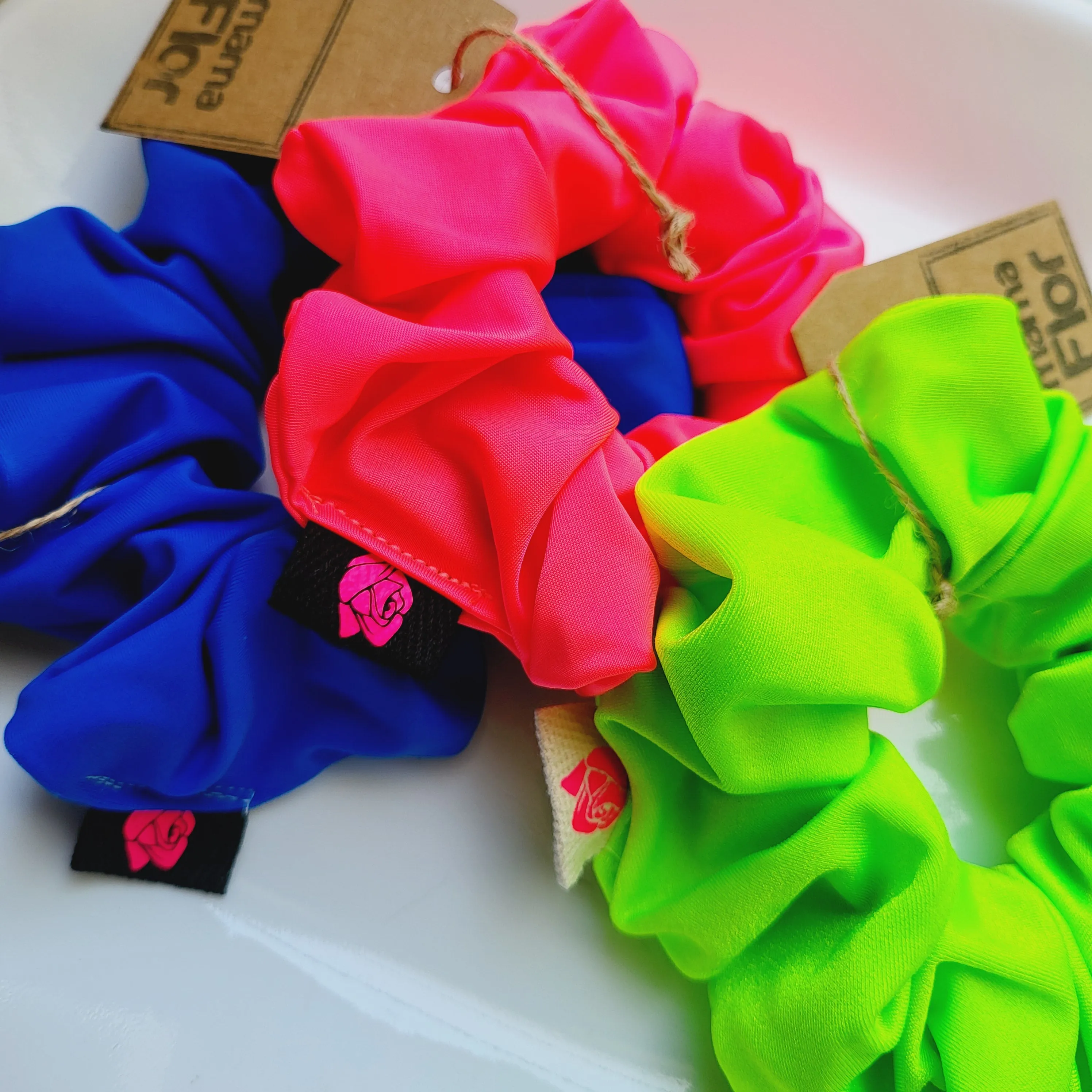Neon Scrunchies