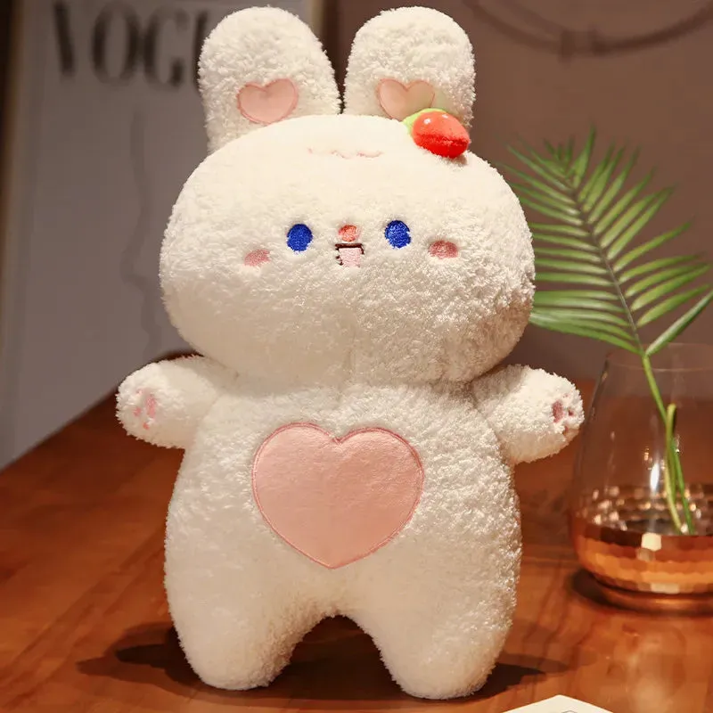 New 40CM Adorable Rabbit Pig Panda Frog Stuffed Cartoon Animals Appease Toy Doll For Boys