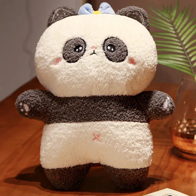 New 40CM Adorable Rabbit Pig Panda Frog Stuffed Cartoon Animals Appease Toy Doll For Boys