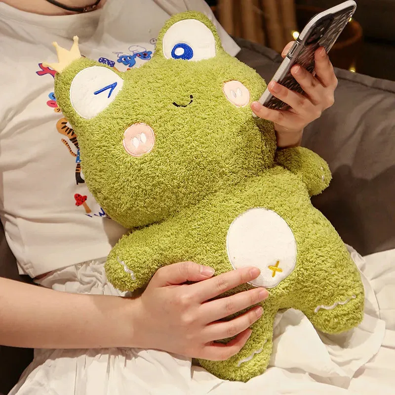 New 40CM Adorable Rabbit Pig Panda Frog Stuffed Cartoon Animals Appease Toy Doll For Boys