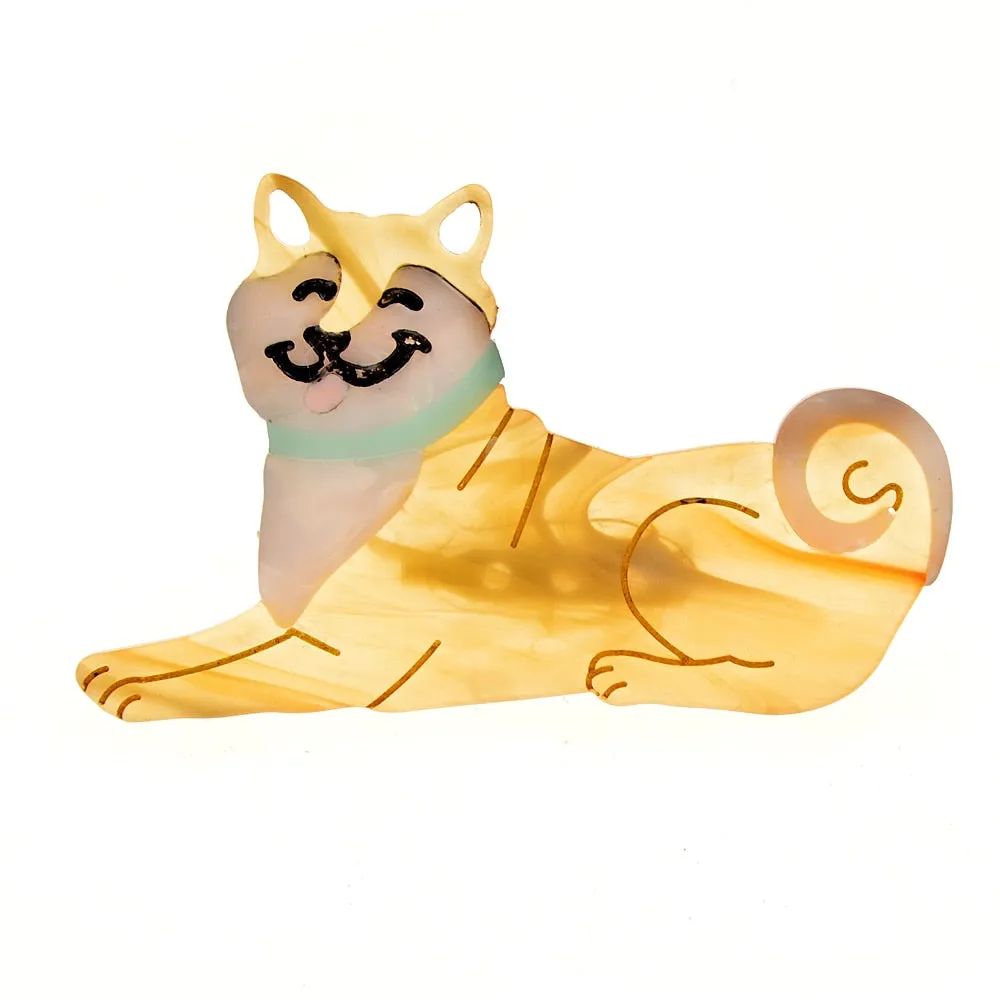 New Arrival Cute Acrylic Dog And Cat Brooches For Women
