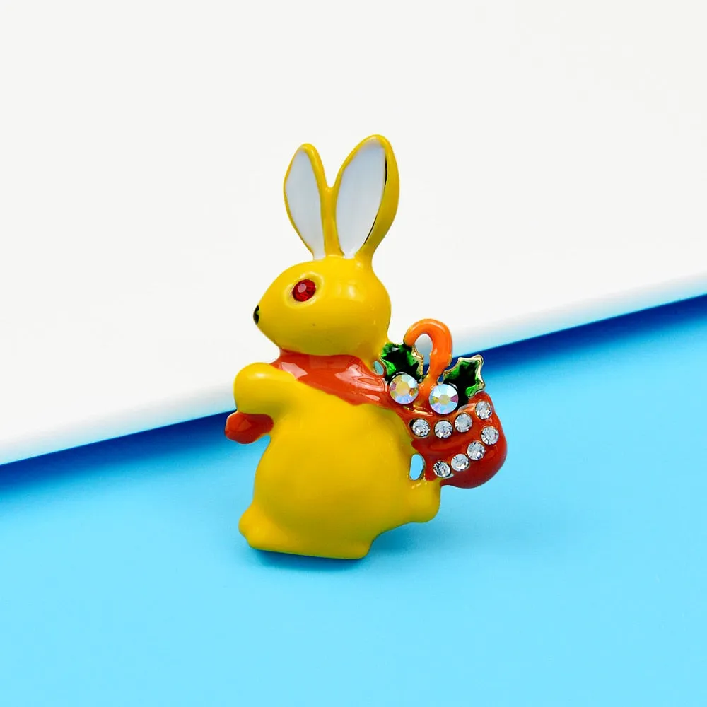 New Arrival Cute Rabbite Brooches For Women