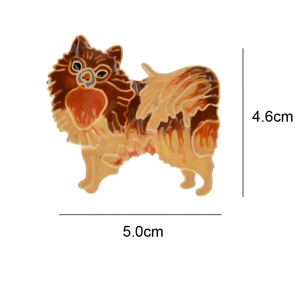 New Arrival Enamel Cute Dog Brooch Puppy Pin Brooches For Kids Women