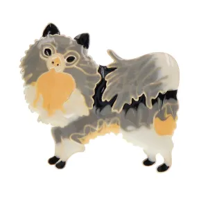 New Arrival Enamel Cute Dog Brooch Puppy Pin Brooches For Kids Women