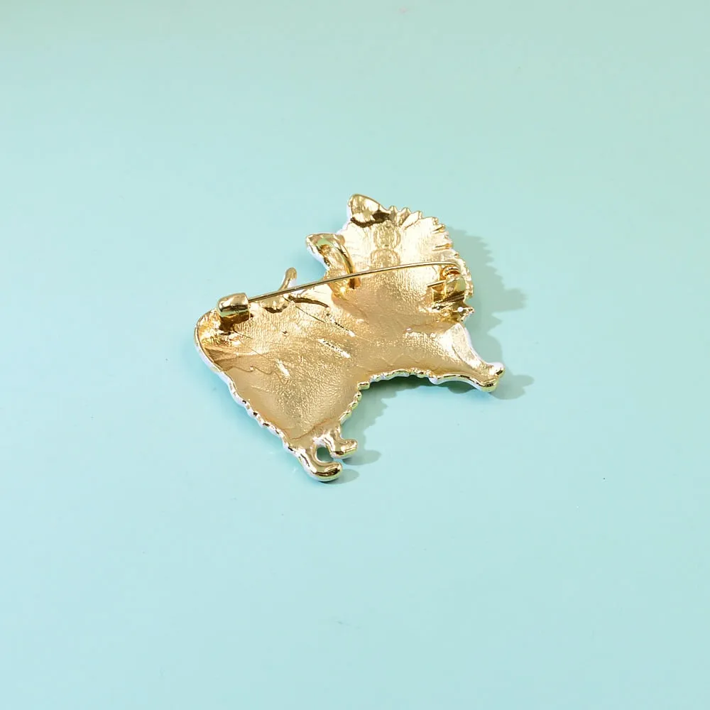 New Arrival Enamel Cute Dog Brooch Puppy Pin Brooches For Kids Women