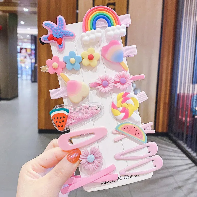 New In Sweet Candy Cartoon Elements Hair Accessories For Girls Kids