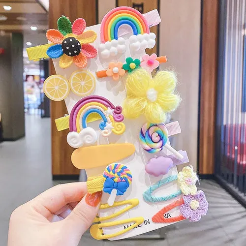New In Sweet Candy Cartoon Elements Hair Accessories For Girls Kids