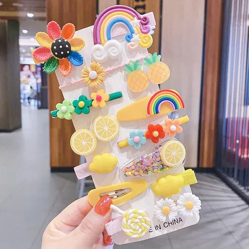 New In Sweet Candy Cartoon Elements Hair Accessories For Girls Kids