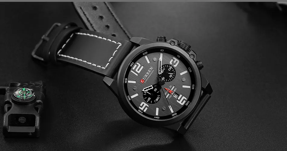 New Men Wristwatch CURREN Top Brand Luxury Mens Quartz