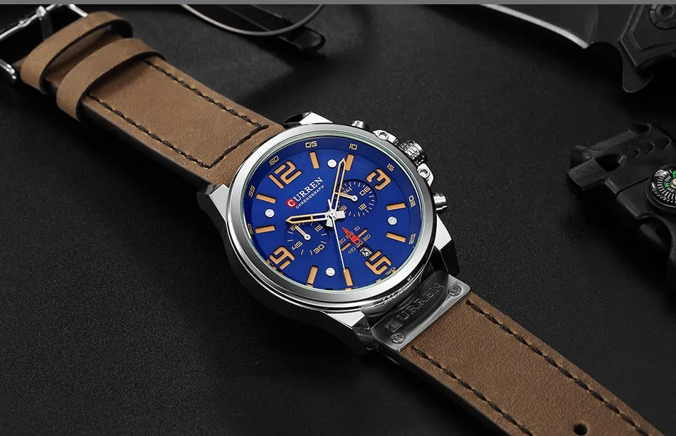 New Men Wristwatch CURREN Top Brand Luxury Mens Quartz