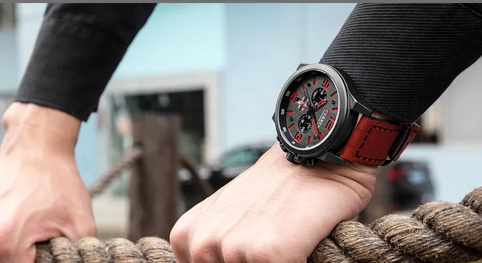 New Men Wristwatch CURREN Top Brand Luxury Mens Quartz