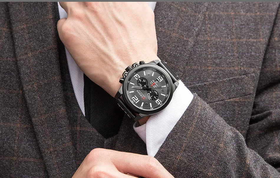 New Men Wristwatch CURREN Top Brand Luxury Mens Quartz