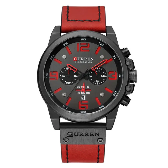New Men Wristwatch CURREN Top Brand Luxury Mens Quartz