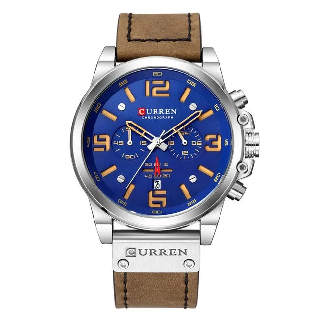 New Men Wristwatch CURREN Top Brand Luxury Mens Quartz