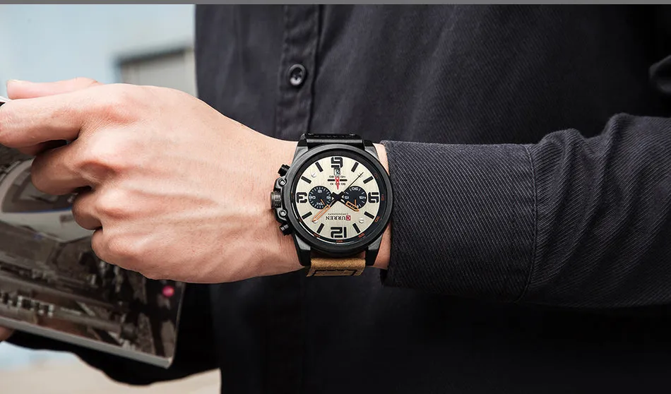 New Men Wristwatch CURREN Top Brand Luxury Mens Quartz