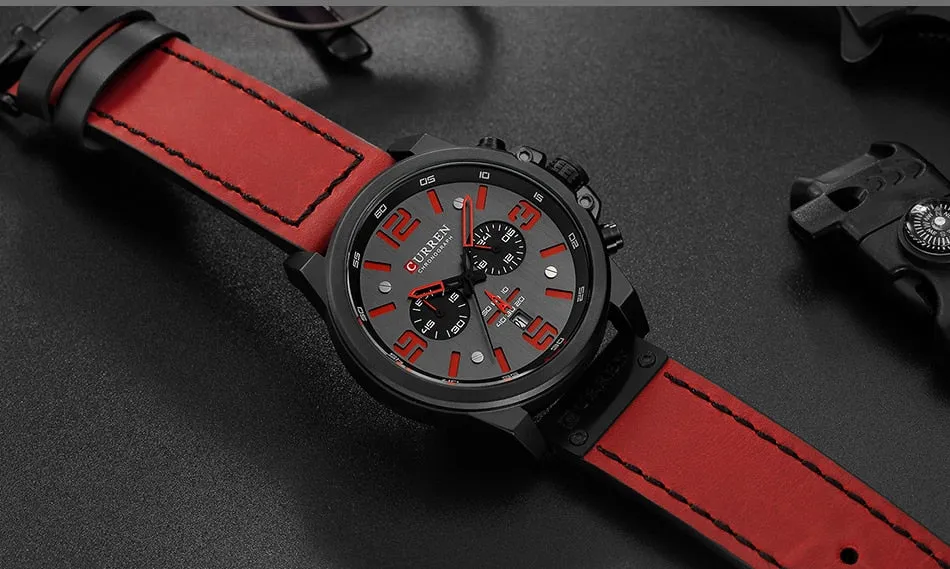 New Men Wristwatch CURREN Top Brand Luxury Mens Quartz