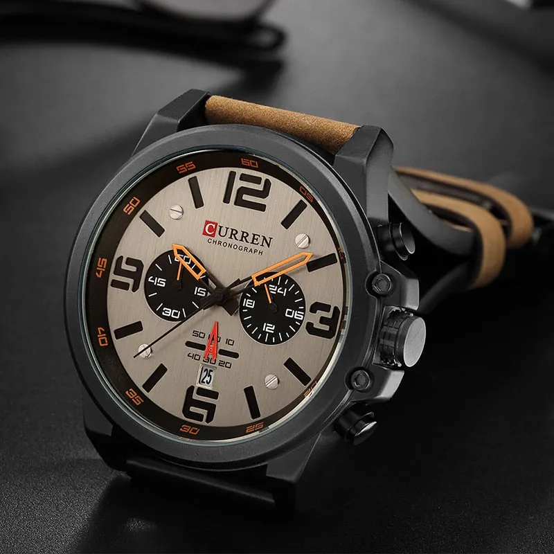 New Men Wristwatch CURREN Top Brand Luxury Mens Quartz
