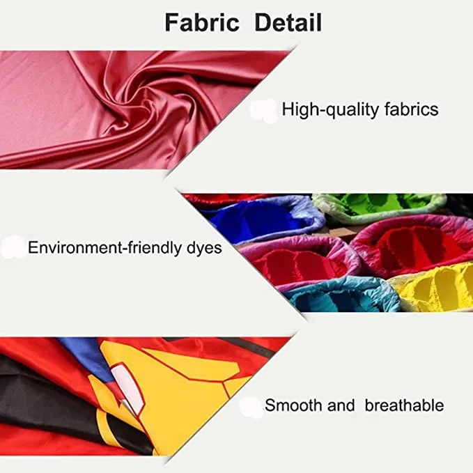 New Mizzuco Kids Costumes 4PCS Superhero Capes for Kids Dress Up