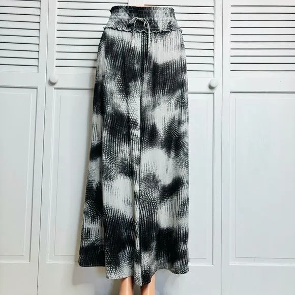 *NEW* MUCHE ET MUCHETTE Wide Leg Snake Print Palazo Pants One Size
