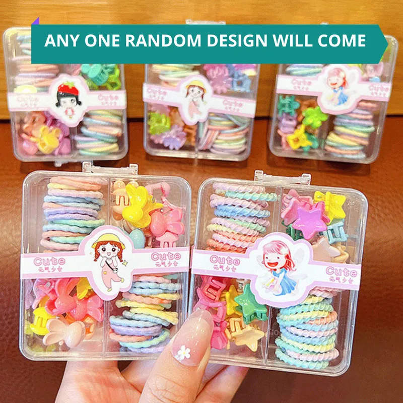 New Sweet Cute Children's Small Hair Rubber Band, Baby Clip Barrettes
