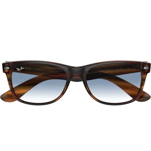 New Wayfarer L - Stripe Red Havana/Blue