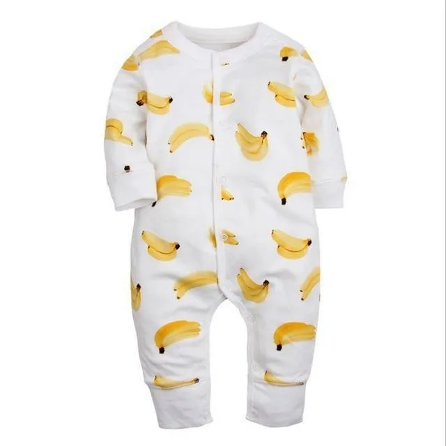 Newborn Baby Boy Girl Cartoon Car Romper