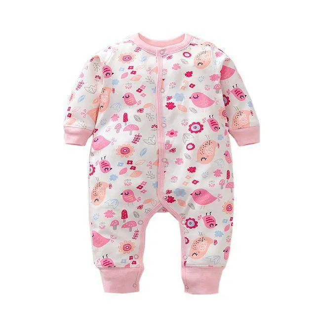 Newborn Baby Boy Girl Cartoon Car Romper